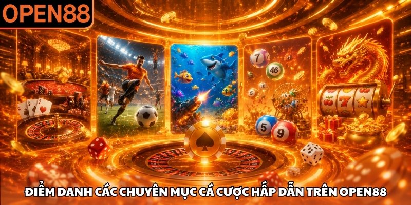 Điểm danh các chuyên mục cá cược hấp dẫn trên OPEN88